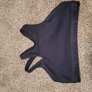 Under Armour black sports bra